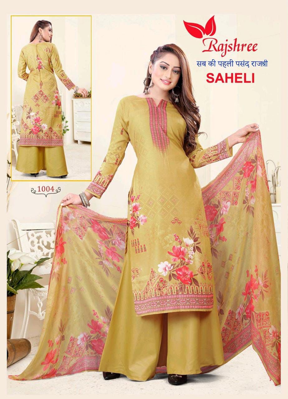 Ssc Saheli 2 Cotton Printed Regular Wear Soft Cotton Dress Material Collection